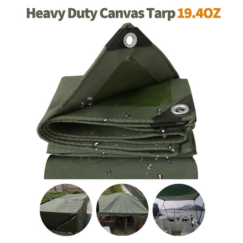 4oz heavy duty canvas tarp - heavy,