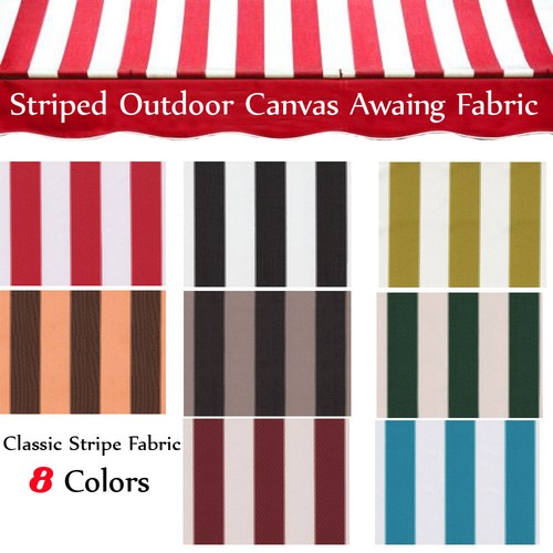 Canvas awning fabric stripes - canvas,