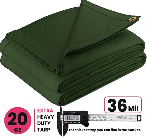 Protarp heavy duty canvas tarp - heavy,
