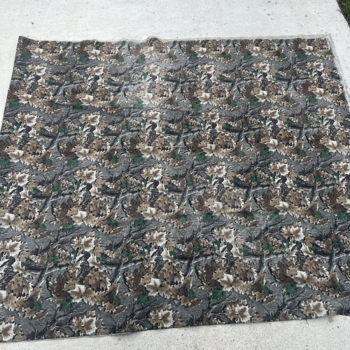 Vtg camo duck canvas tarp - camo,