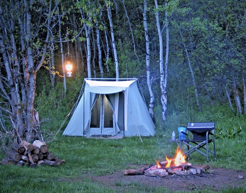 Vintage springbar campsite - vintage,
