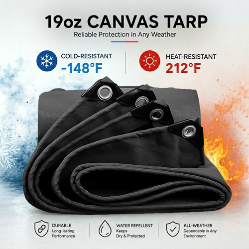 Full size 19oz canvas - size, tarp