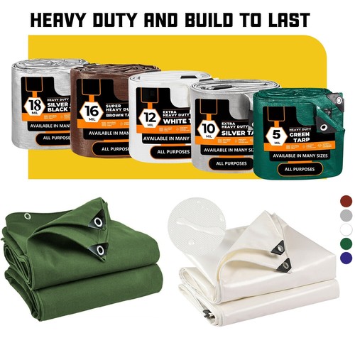 Heavy duty poly tarp 20 - poly,