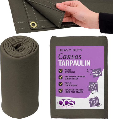 Ccs waterproof canvas tarp - waterproof,