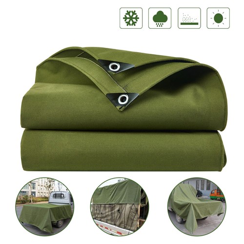 16oz military green canvas - green,
