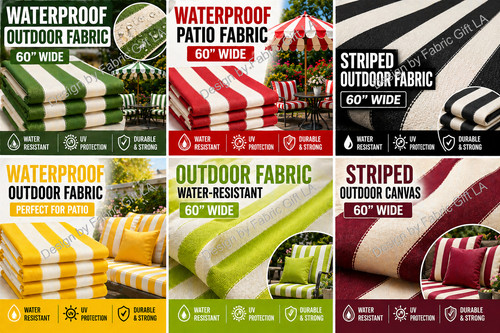 Stripe canvas awning fabric - awning,