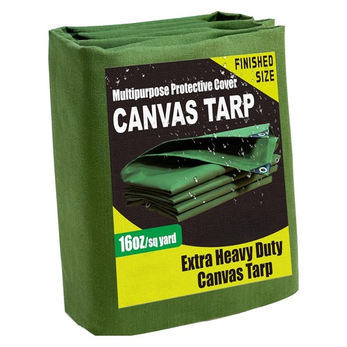 Canvas tarp 16oz heavy - 16oz,