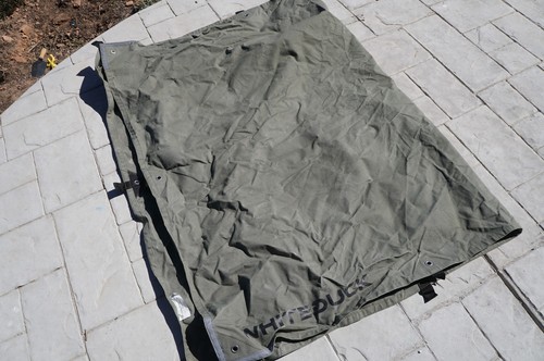 Thick whiteduck canvas tarp - canvas, 18