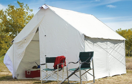 10x12 canvas wall tent - wall, floor